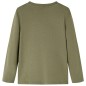 Kinder-Langarmshirt Khaki 128 Kinder-Langarmshirt Khaki 128