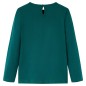 Kinder-Langarmshirt Dunkelgrün 128 Kinder-Langarmshirt Dunkelgrün 128