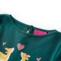 Kinder-Langarmshirt Dunkelgrün 128 Kinder-Langarmshirt Dunkelgrün 128