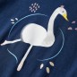 Kinder-Langarmshirt Marineblau 128 Kinder-Langarmshirt Marineblau 128