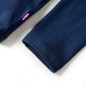 Kinder-Langarmshirt Marineblau 128 Kinder-Langarmshirt Marineblau 128