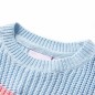 Kinderpullover Gestrickt Blau 128 Kinderpullover Gestrickt Blau 128