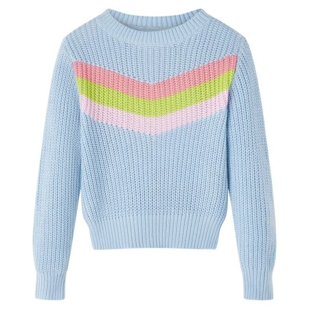 Kinderpullover Gestrickt Blau 104