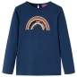 Kinder-Langarmshirt Marineblau 128 Kinder-Langarmshirt Marineblau 128