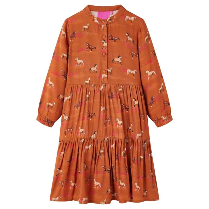Kinderkleid Cognac 92 Kinderkleid Cognac 92