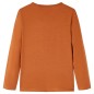 Kinder-Langarmshirt Cognac 92 Kinder-Langarmshirt Cognac 92