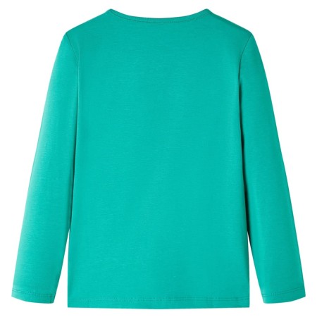 Kinder-Langarmshirt Hellgrün 92