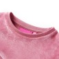 Kinder-Sweatshirt Samt-Patchwork Himbeerrosa 92 Kinder-Sweatshirt Samt-Patchwork Himbeerrosa 92