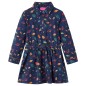 Kinderkleid mit Langen Ärmeln Marineblau 128 Kinderkleid mit Langen Ärmeln Marineblau 128