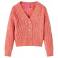 Kinder-Strickjacke Mittelrosa 128 Kinder-Strickjacke Mittelrosa 128