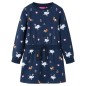 Kinderkleid mit Langen Ärmeln Marineblau 140 Kinderkleid mit Langen Ärmeln Marineblau 140