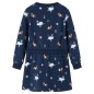 Kinderkleid mit Langen Ärmeln Marineblau 140 Kinderkleid mit Langen Ärmeln Marineblau 140