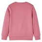 Kinder-Sweatshirt Samt-Patchwork Himbeerrosa 116 Kinder-Sweatshirt Samt-Patchwork Himbeerrosa 116