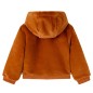 Kinder-Kapuzenjacke Kunstpelz Cognac 116 Kinder-Kapuzenjacke Kunstpelz Cognac 116
