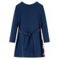 Kinderkleid mit Langen Ärmeln Marineblau 128 Kinderkleid mit Langen Ärmeln Marineblau 128