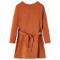 Kinderkleid mit Langen Ärmeln Cognac 116 Kinderkleid mit Langen Ärmeln Cognac 116