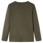Kinder-Langarmshirt Khaki 128 Kinder-Langarmshirt Khaki 128