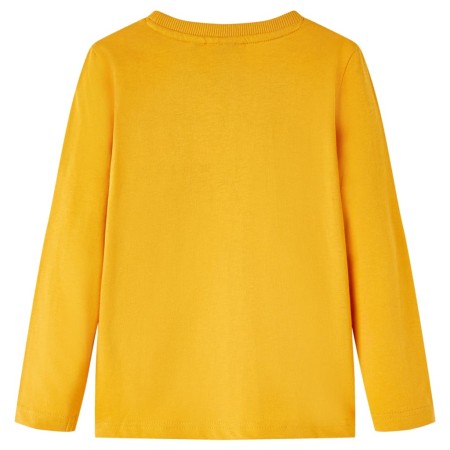 Kinder-Langarmshirt Ocker 116