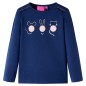 Kinder-Langarmshirt Marineblau 128 Kinder-Langarmshirt Marineblau 128