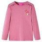 Kinder-Langarmshirt Himbeerrosa 128 Kinder-Langarmshirt Himbeerrosa 128