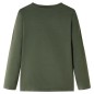 Kinder-Langarmshirt Khaki 116 Kinder-Langarmshirt Khaki 116