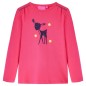 Kinder-Langarmshirt Knallrosa 128 Kinder-Langarmshirt Knallrosa 128