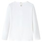 Kinder-Langarmshirt Ecru 116 Kinder-Langarmshirt Ecru 116