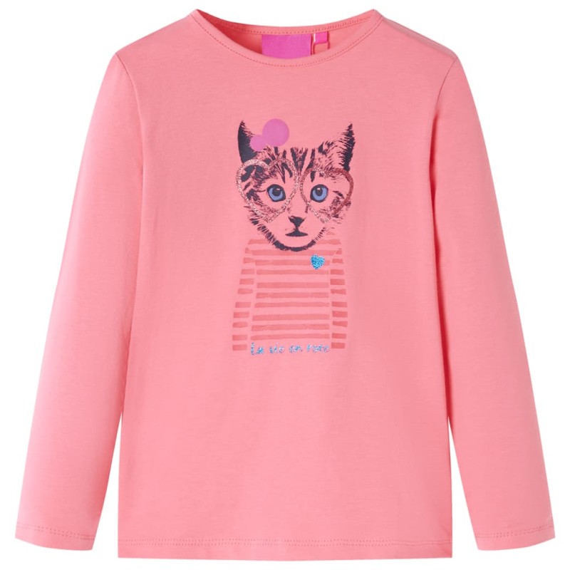 Kinder-Langarmshirt Rosa 104 Kinder-Langarmshirt Rosa 104