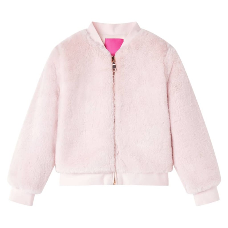 Kinderjacke Kunstpelz Zartrosa 116 Kinderjacke Kunstpelz Zartrosa 116