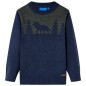 Kinderpullover Gestrickt Marineblau 92 Kinderpullover Gestrickt Marineblau 92