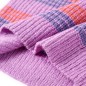 Kinderpullover mit Streifen Gestrickt Lila und Rosa 92 Kinderpullover mit Streifen Gestrickt Lila und Rosa 92
