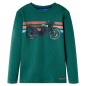Kinder-Langarmshirt Grün 128 Kinder-Langarmshirt Grün 128