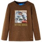 Kinder-Langarmshirt Cognac Melange 116 Kinder-Langarmshirt Cognac Melange 116