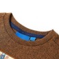 Kinder-Langarmshirt Cognac Melange 116 Kinder-Langarmshirt Cognac Melange 116