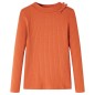 Kinder-Langarmshirt Dunkelorange 92 Kinder-Langarmshirt Dunkelorange 92