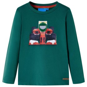 Kinder-Langarmshirt Grün 140