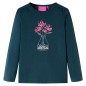 Kinder-Langarmshirt Dunkelgrün 92 Kinder-Langarmshirt Dunkelgrün 92