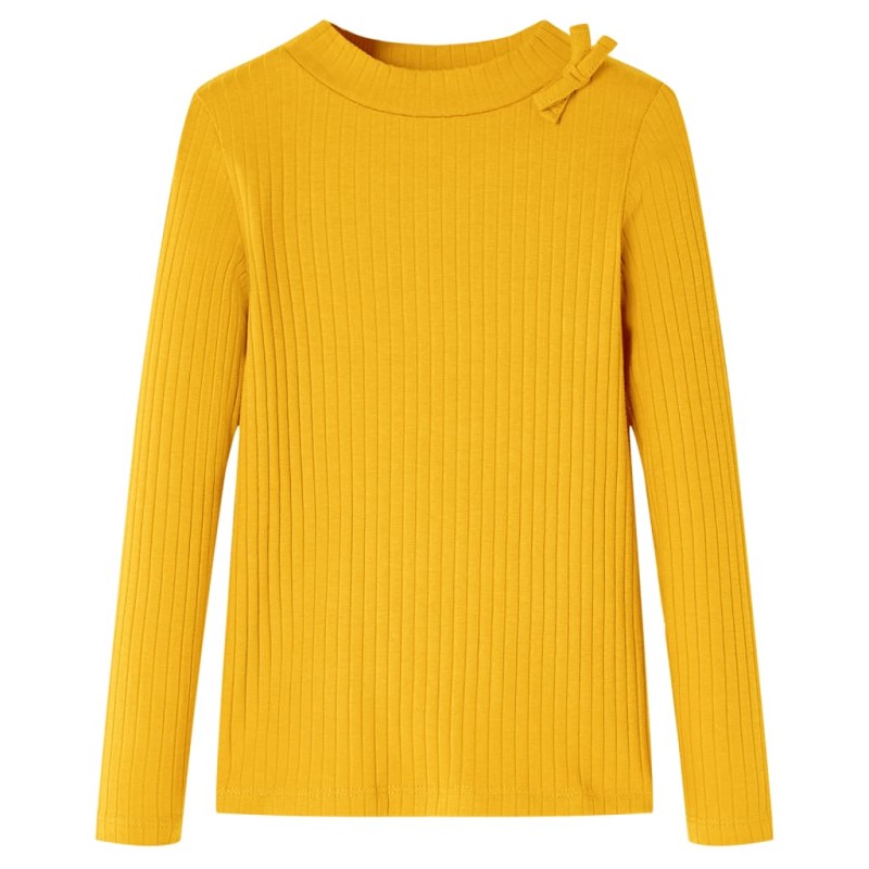 Kinder-Langarmshirt Ocker 92 Kinder-Langarmshirt Ocker 92