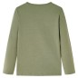 Kinder-Langarmshirt Khaki 128 Kinder-Langarmshirt Khaki 128