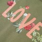 Kinder-Langarmshirt Khaki 128 Kinder-Langarmshirt Khaki 128