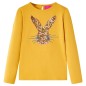 Kinder-Langarmshirt Ocker 116 Kinder-Langarmshirt Ocker 116