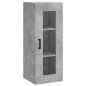 Highboard Betongrau 34,5x34x180 cm Holzwerkstoff Highboard Betongrau 34,5x34x180 cm Holzwerkstoff