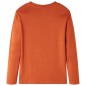 Kinder-Langarmshirt Rostbraun 104 Kinder-Langarmshirt Rostbraun 104