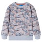 Kinder-Sweatshirt Grau Melange 92 Kinder-Sweatshirt Grau Melange 92