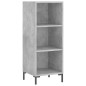 Highboard Betongrau 34,5x34x180 cm Holzwerkstoff Highboard Betongrau 34,5x34x180 cm Holzwerkstoff