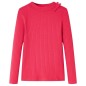 Kinder-Langarmshirt Knallrosa 116 Kinder-Langarmshirt Knallrosa 116