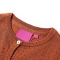 Kinder-Strickjacke Cognac 128 Kinder-Strickjacke Cognac 128