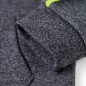 Kinder-Kapuzenpullover mit Reißverschluss Grau Melange 116 Kinder-Kapuzenpullover mit Reißverschluss Grau Melange 116