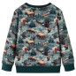 Kinder-Sweatshirt Dunkelgrün 116 Kinder-Sweatshirt Dunkelgrün 116