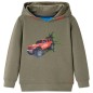 Kinder-Kapuzenpullover Khaki 92 Kinder-Kapuzenpullover Khaki 92